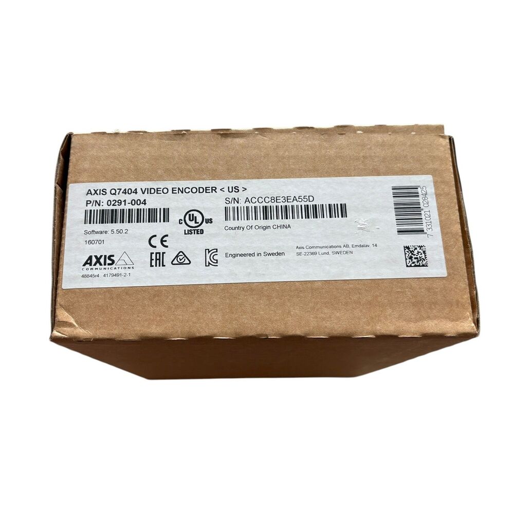 AXIS Q7404 Video Encoder 4 Channel H.264 Network Encoder US - Picture 5 of 5